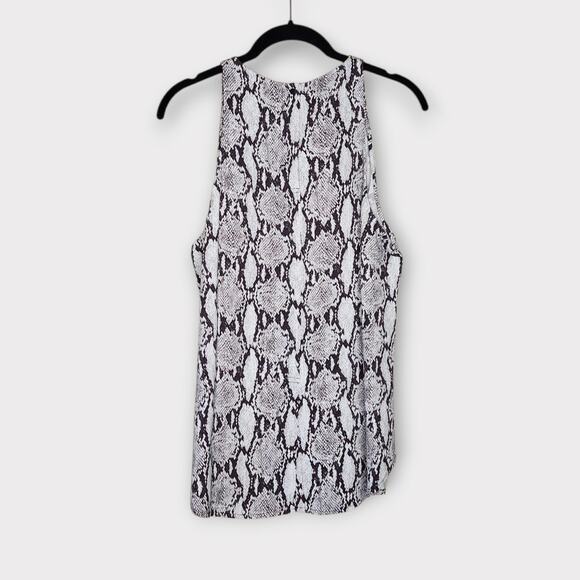 A.L.C Womens Anise Snakeskin Print Halter Neck Sleeveless Blouse 10 Statement - Picture 11 of 11